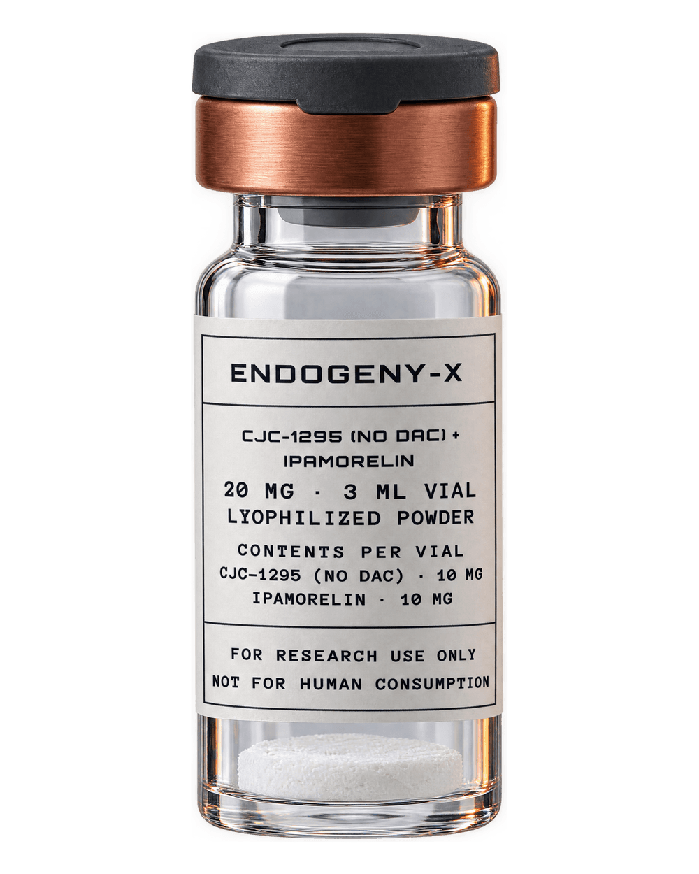 CJC-1295 (No DAC) / Ipamorelin research vial